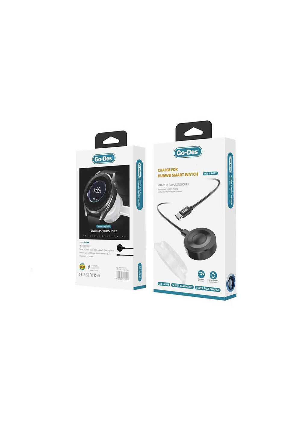 Go Des GD-UC613 Huawei Watch Akıllı Saat Magnetik Hızlı Şarj Wireless Şarj Aleti