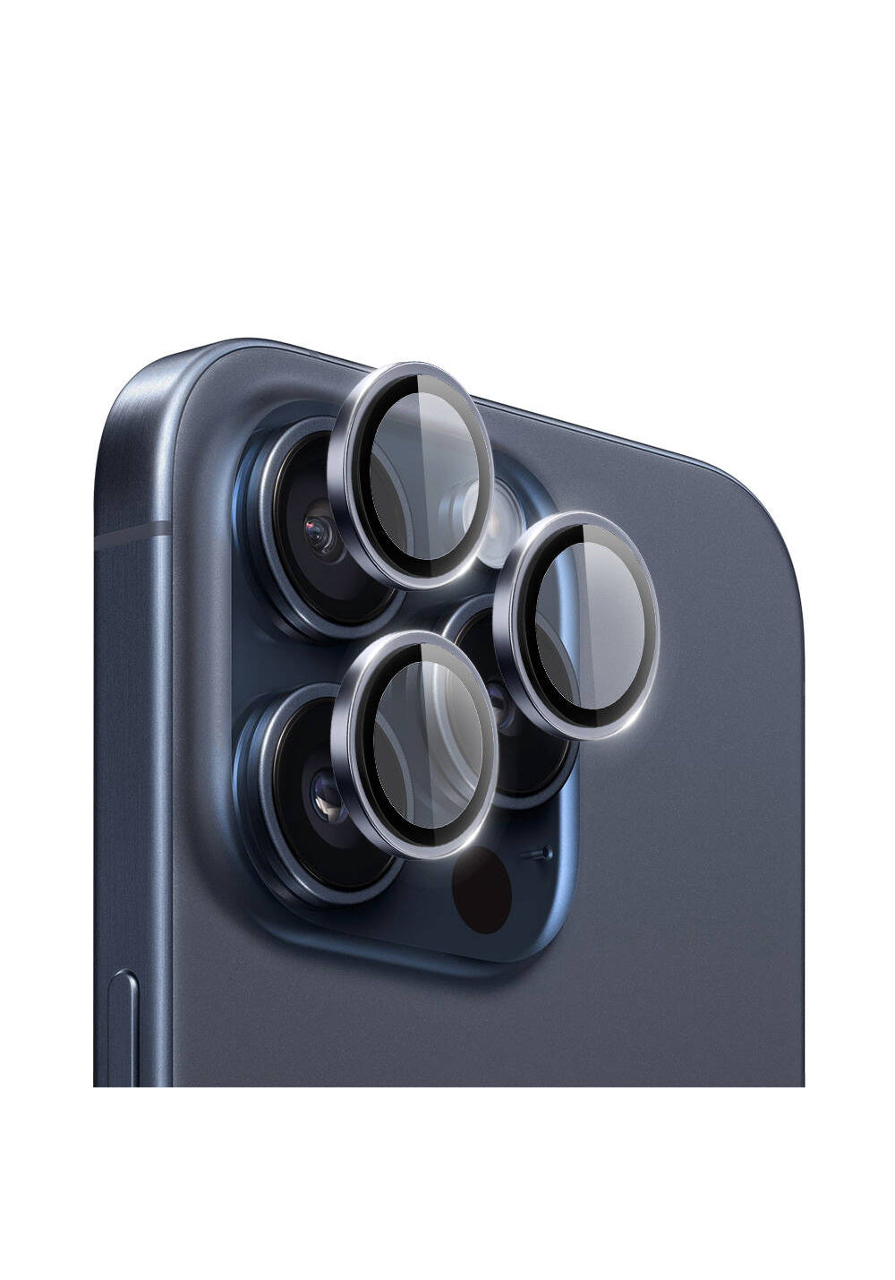 Apple iPhone 15 Pro Wiwu LG-003 Lens Guard Çizilmeye Karşı Dayanıklı Safir Kamera Lens Koruyucu
