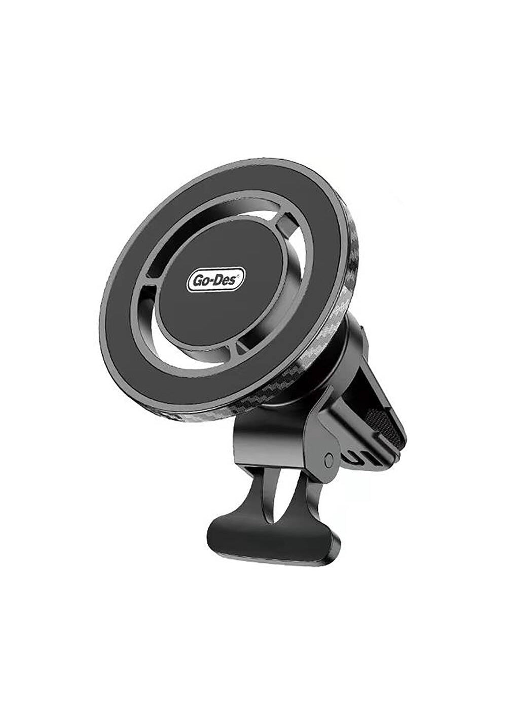 Go Des GD-HD911 M-safe Magnetik Özellikli 360° Dönebilen Havalandırma ve Düz Zemin Telefon Tutucu