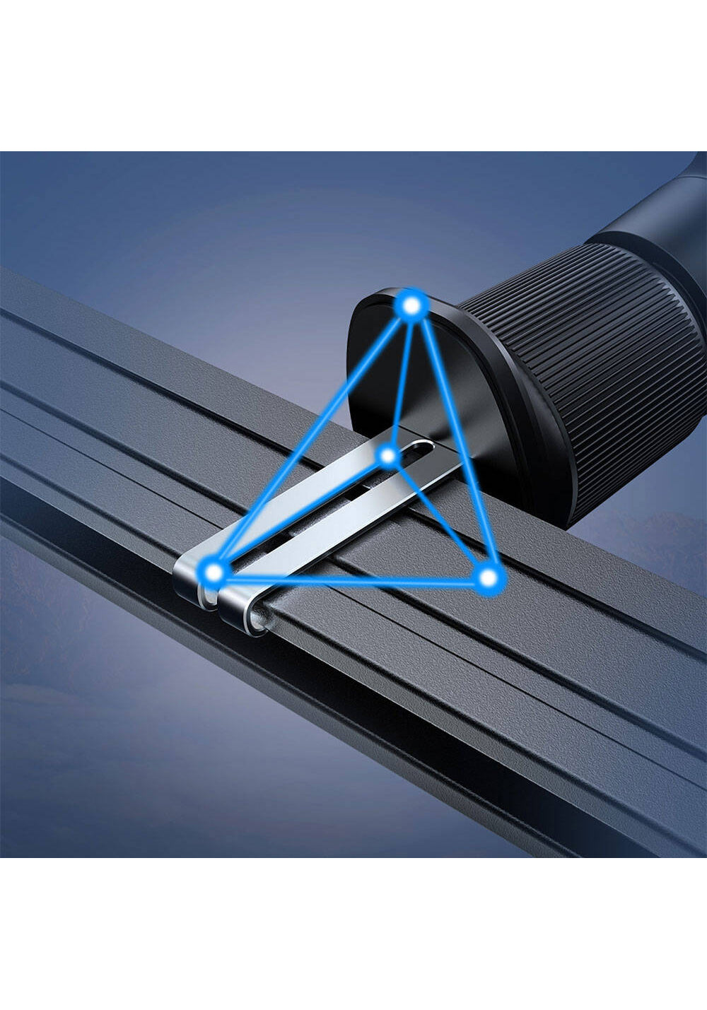 Recci RHO-C42 M-safe Magnetik 360° Dönebilen Havalandırma Tasarım Araç Telefon Tutucu