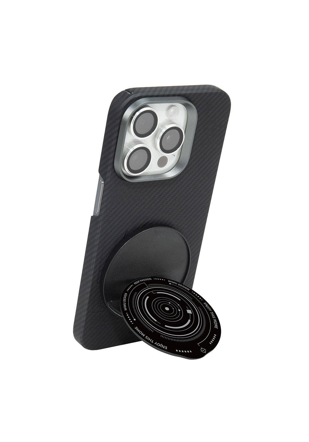 Wiwu B2 Magnetik Özellikli Keep Passion Tasarımlı Parmak Ring Stand