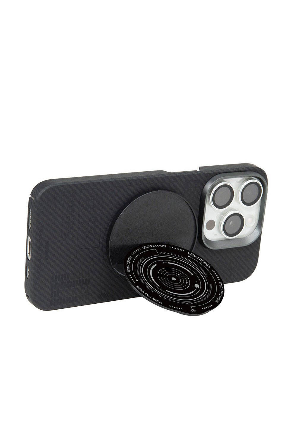 Wiwu B2 Magnetik Özellikli Keep Passion Tasarımlı Parmak Ring Stand