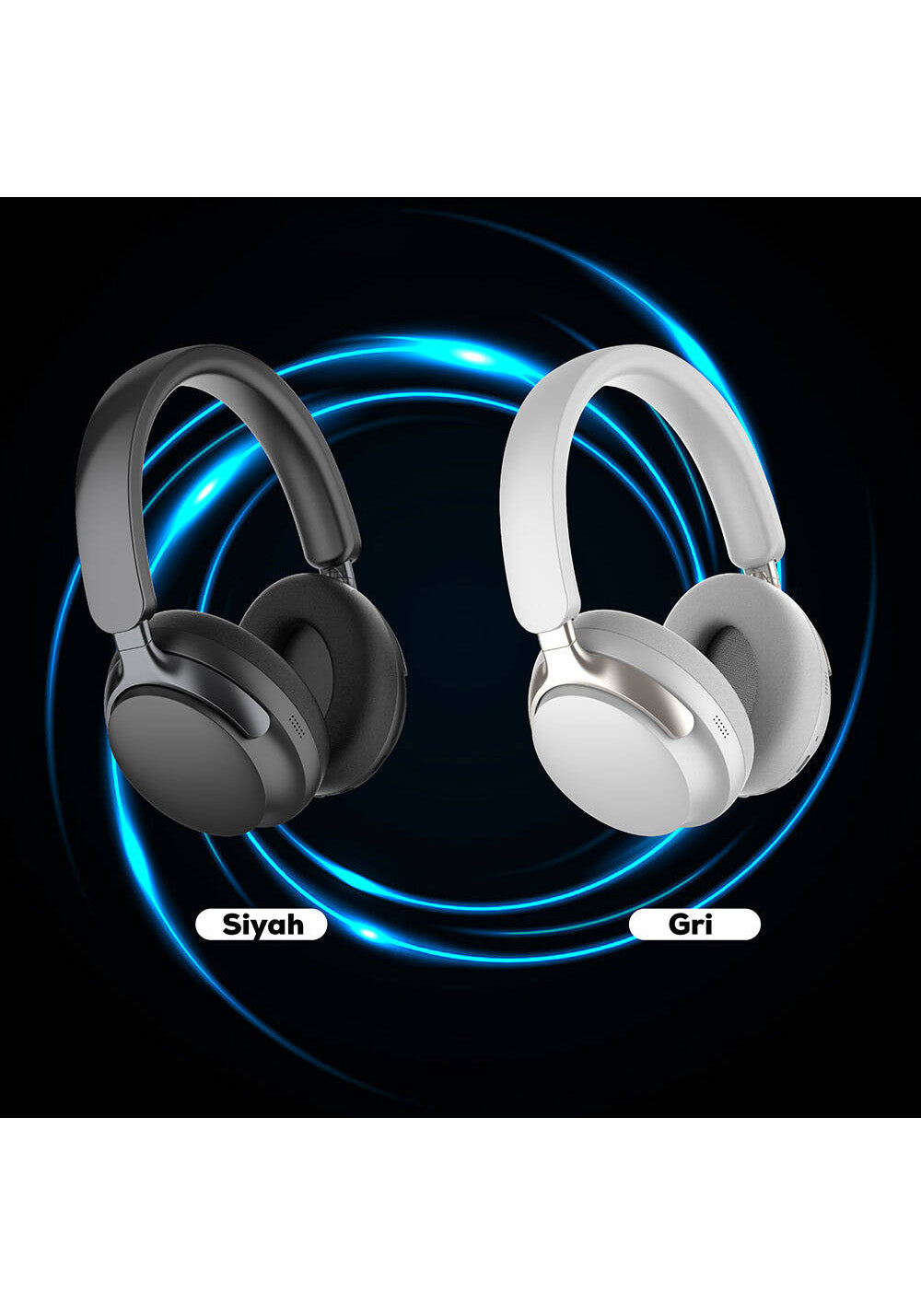 Lapas LP-HD001 ANC Özellikli Kulak Üstü Bluetooth v5.4 Kulaklık