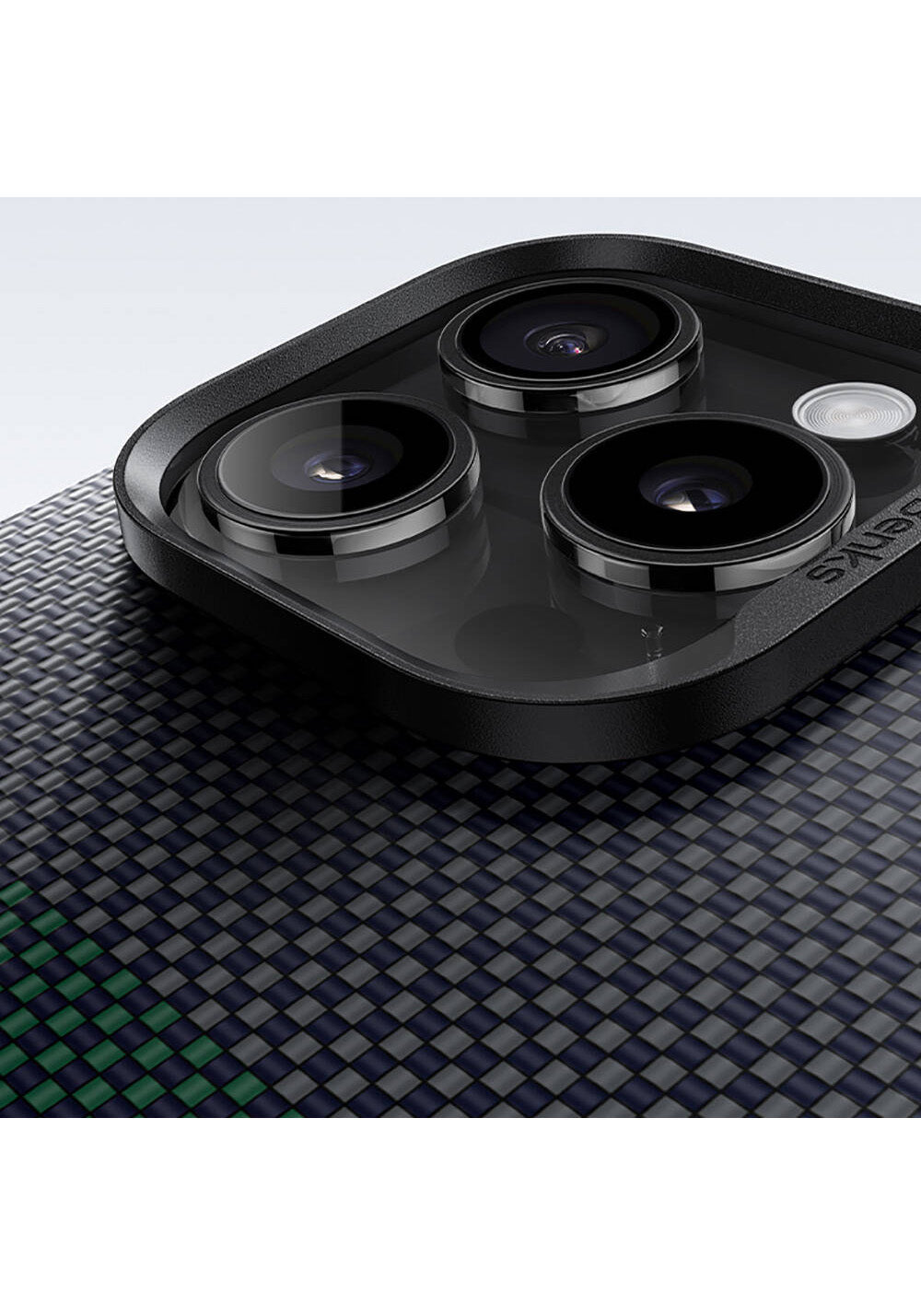 Apple iPhone 16 Plus Kılıf Manyetik Şarj Uyumlu Karbon Fiber Tasarımlı Benks Aurora ArmorAir Kevlar Kapak