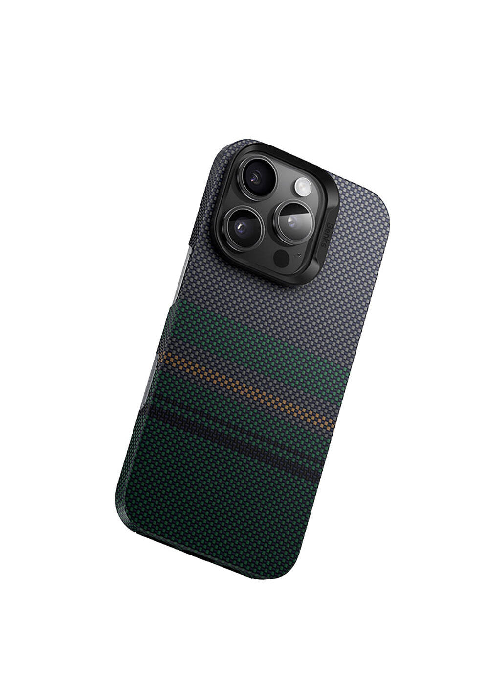 Apple iPhone 16 Pro Kılıf Manyetik Şarj Uyumlu Karbon Fiber Tasarımlı Benks Aurora ArmorAir Kevlar Kapak