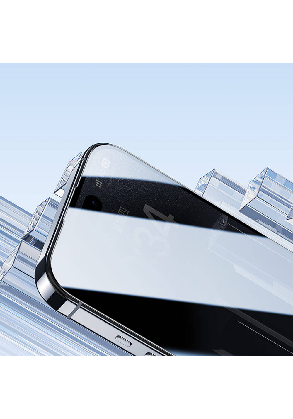 Apple iPhone 16 Plus Hidrofobik Ve Oleofobik Özellikli Benks Air Shield Ekran Koruyucu 10&prime;lu Paket