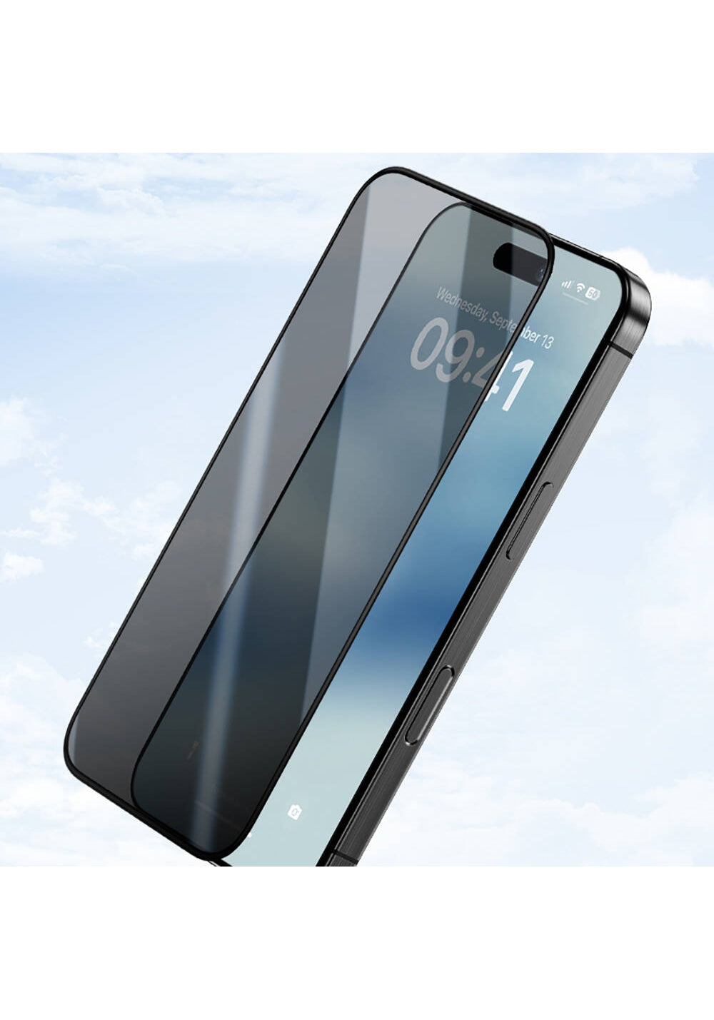 Apple iPhone 16 Hidrofobik Ve Oleofobik Özellikli Benks Privacy Air Shield 0.4mm Ekran Koruyucu 10'lu Paket