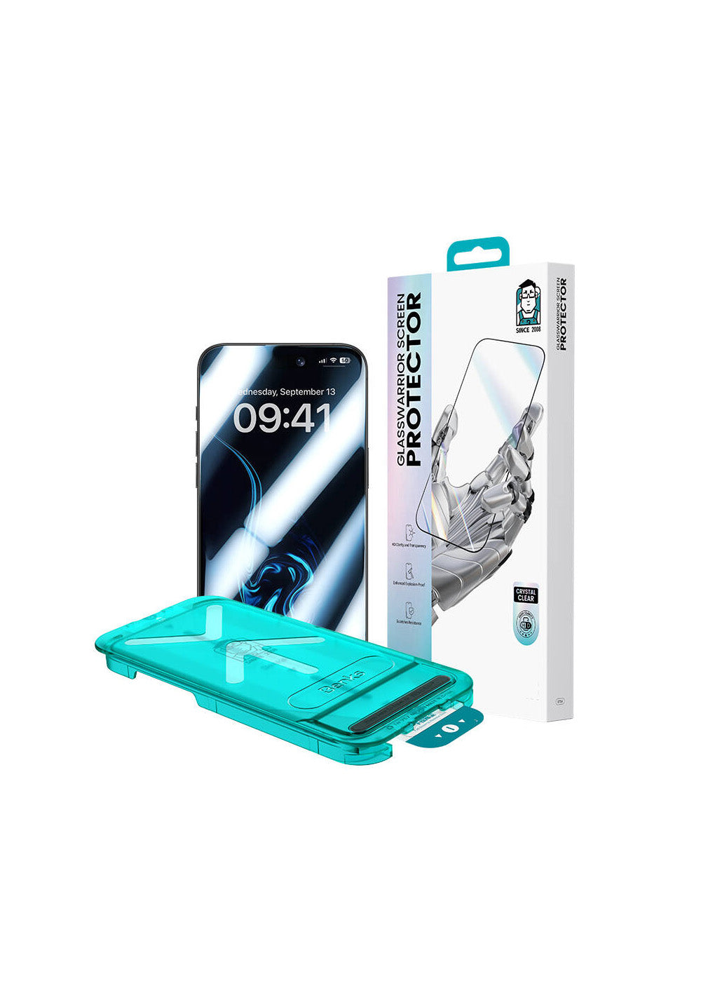Apple iPhone 16 Pro Max Benks Glass Warrior HD 0.3mm Cam Ekran Koruyucu + Kolay Uygulama Aparatlı