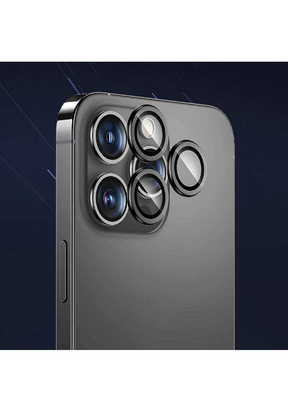 Apple iPhone 16 Pro Max Benks DR Safir Kamera Lens Koruyucu