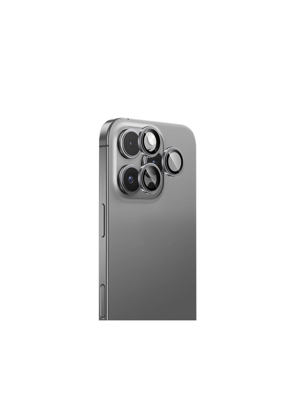 Apple iPhone 16 Pro Max Benks Parlama Önleyici Glass Warrior Metal Kamera Lens Koruyucu