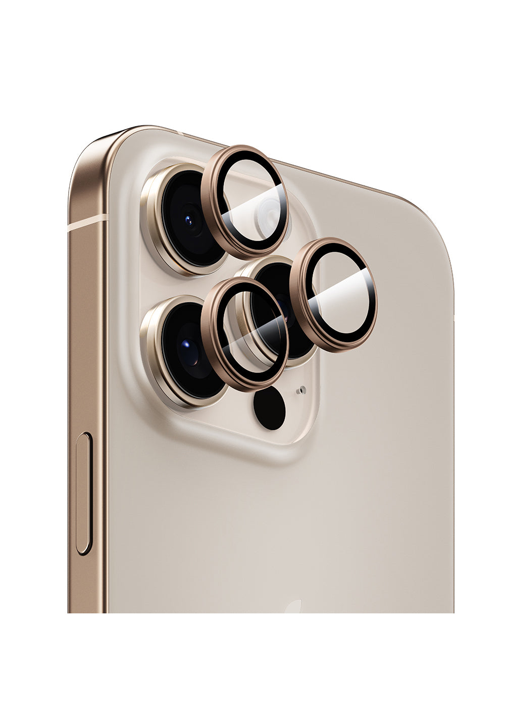Apple iPhone 16 Pro Max Benks Parlama Önleyici Glass Warrior Metal Kamera Lens Koruyucu