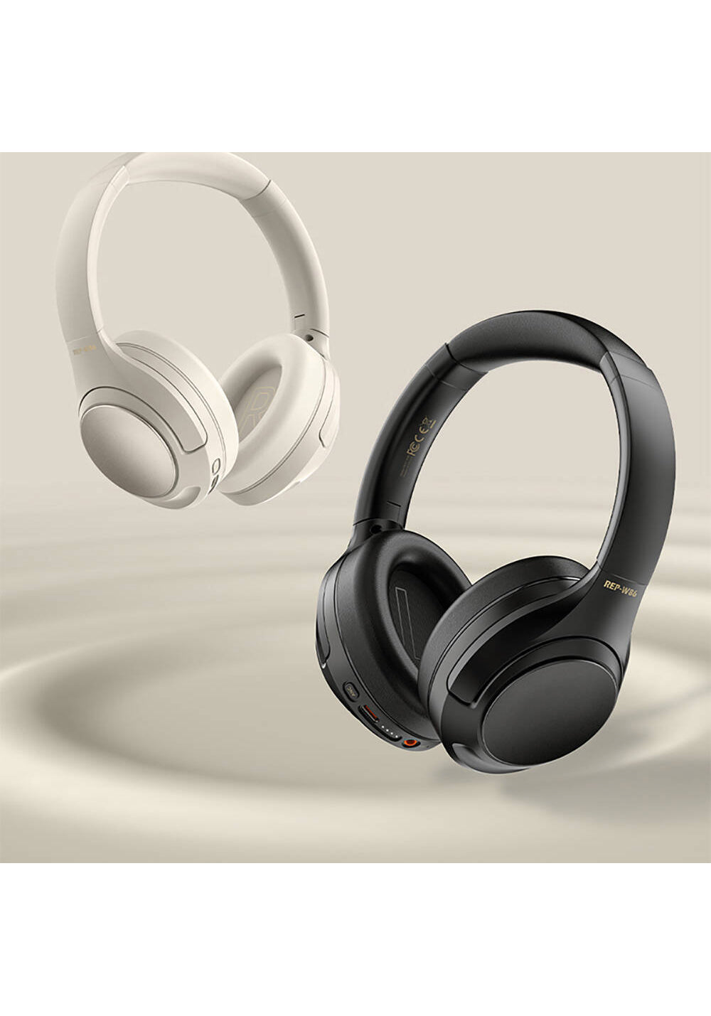Recci REP-W86 ANC Özellikli Hi-Fi Ses Kaliteli Kulak Üstü Bluetooth v5.3 Kulaklık