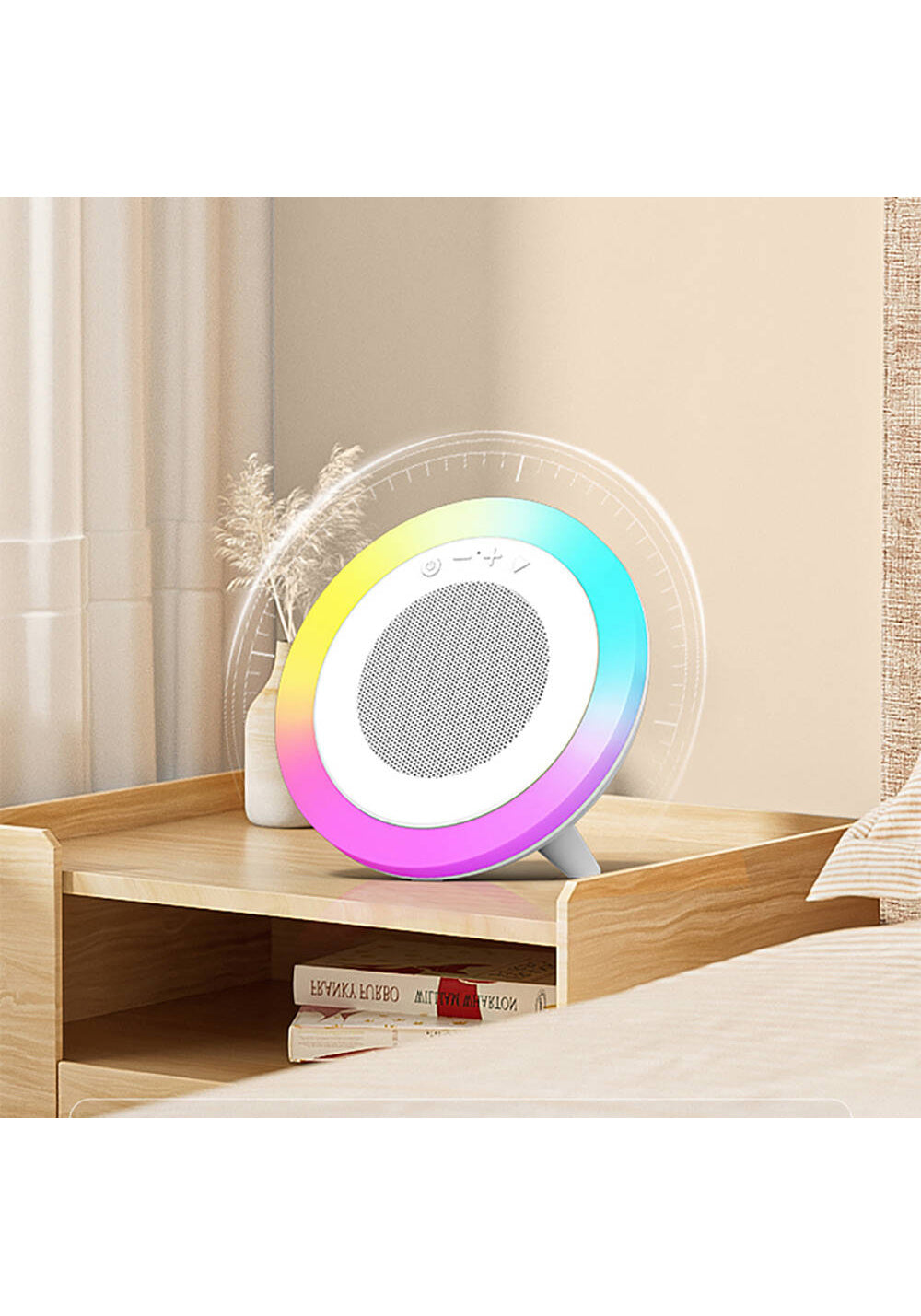 Recci RSK-W42 Moonlight Serisi RGB Işıklı Kablosuz Bluetooth v5.3 Hoparlör