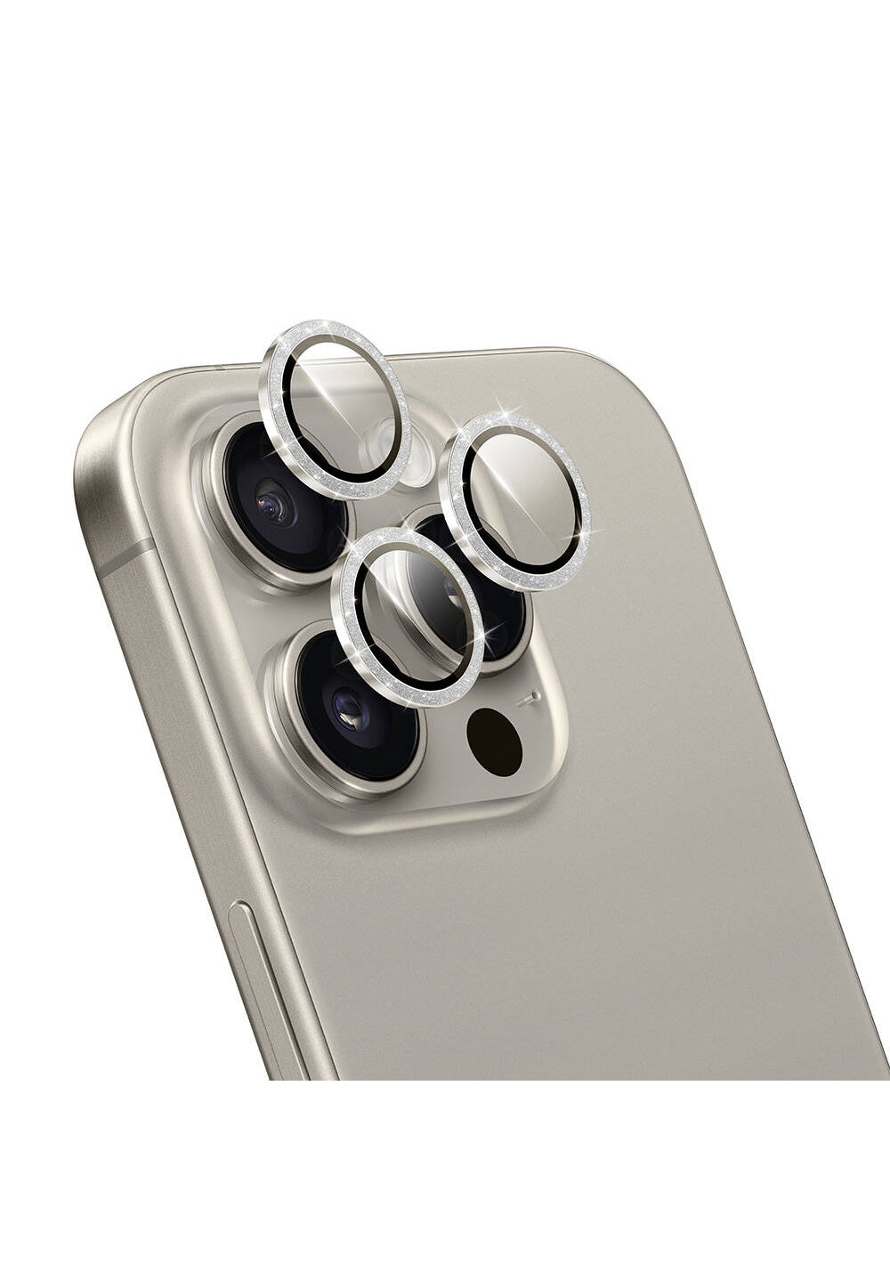 Apple iPhone 16 Pro Max Wiwu LG-006 Diamond Lens Guard Kolay Uygulama Aparatlı Kamera Lens Koruyucu
