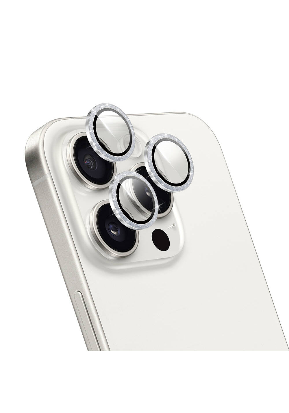 Apple iPhone 16 Pro Max Wiwu LG-006 Diamond Lens Guard Kolay Uygulama Aparatlı Kamera Lens Koruyucu