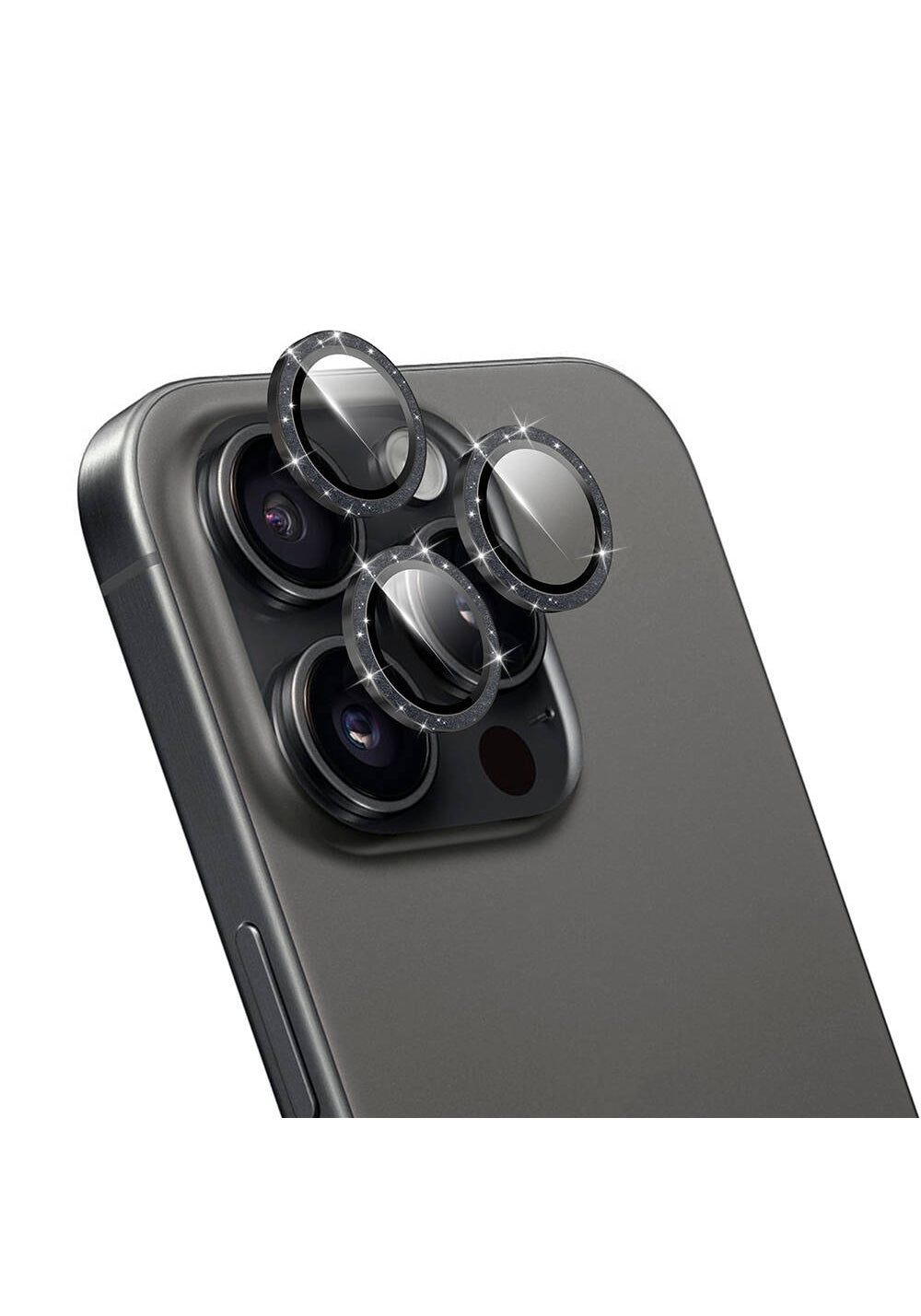Apple iPhone 16 Pro Max Wiwu LG-006 Diamond Lens Guard Kolay Uygulama Aparatlı Kamera Lens Koruyucu