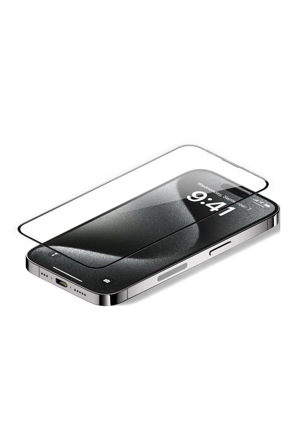 Apple iPhone 16 Pro Max Wiwu GT-010 Anti-Reflective Polimer Oleofobik Kaplama Ultra İnce Temperli Cam Ekran Koruyucu