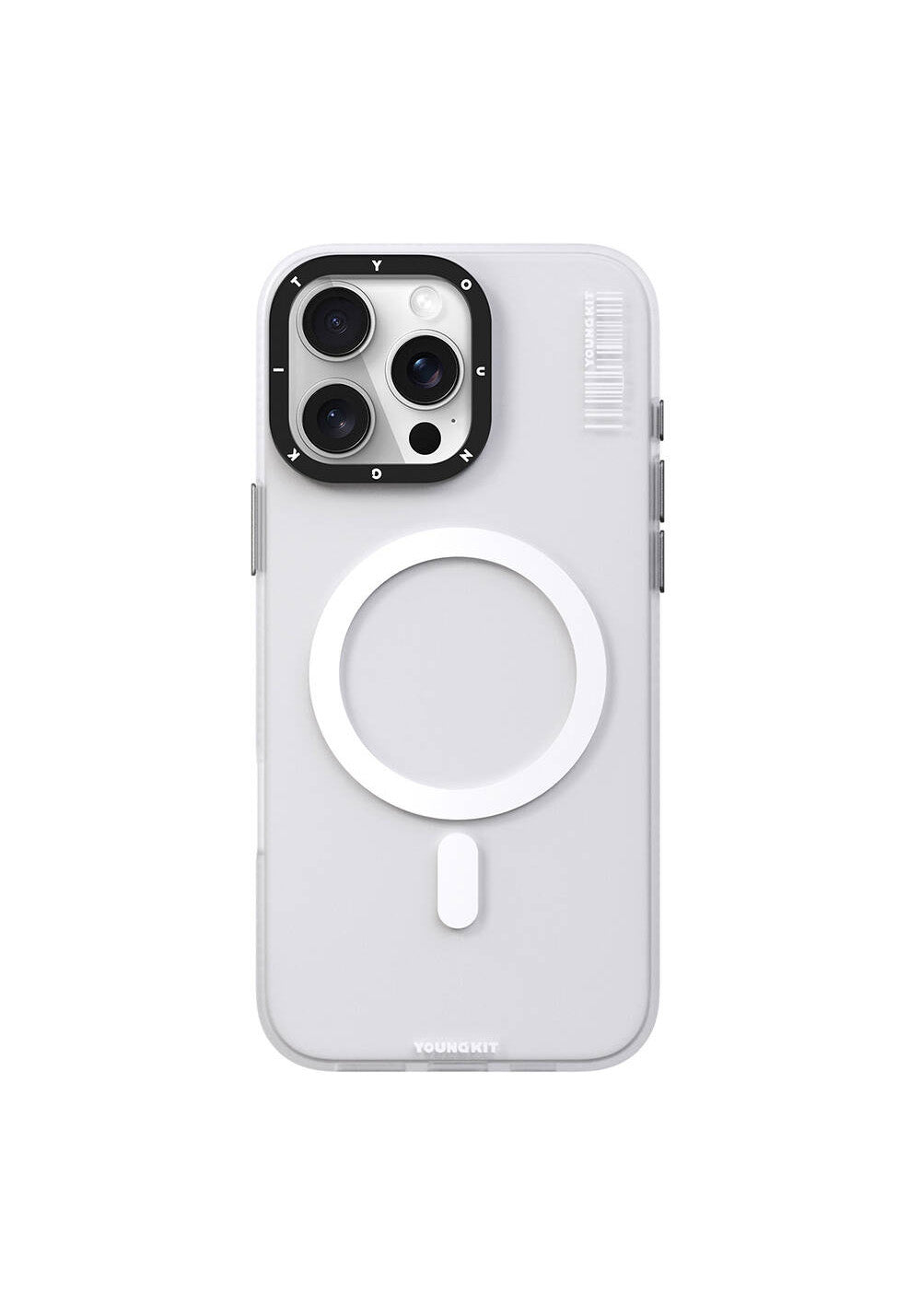Apple iPhone 16 Pro Max Kılıf Manyetik Şarj Uyumlu Youngkit Hidden Sand Serisi Kapak