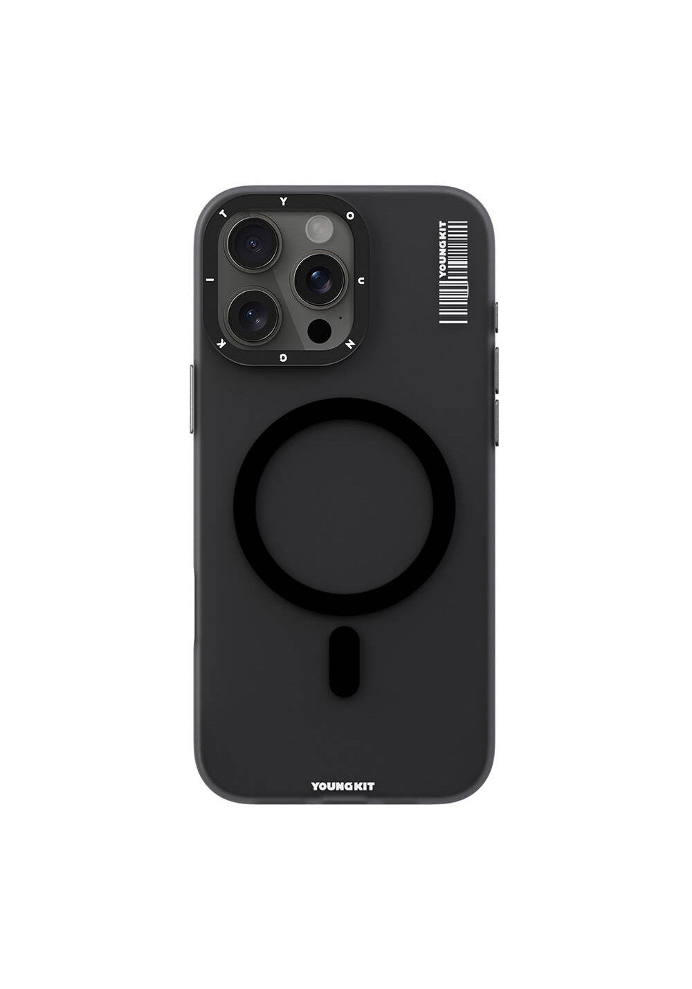 Apple iPhone 16 Pro Max Kılıf Manyetik Şarj Uyumlu Youngkit Hidden Sand Serisi Kapak