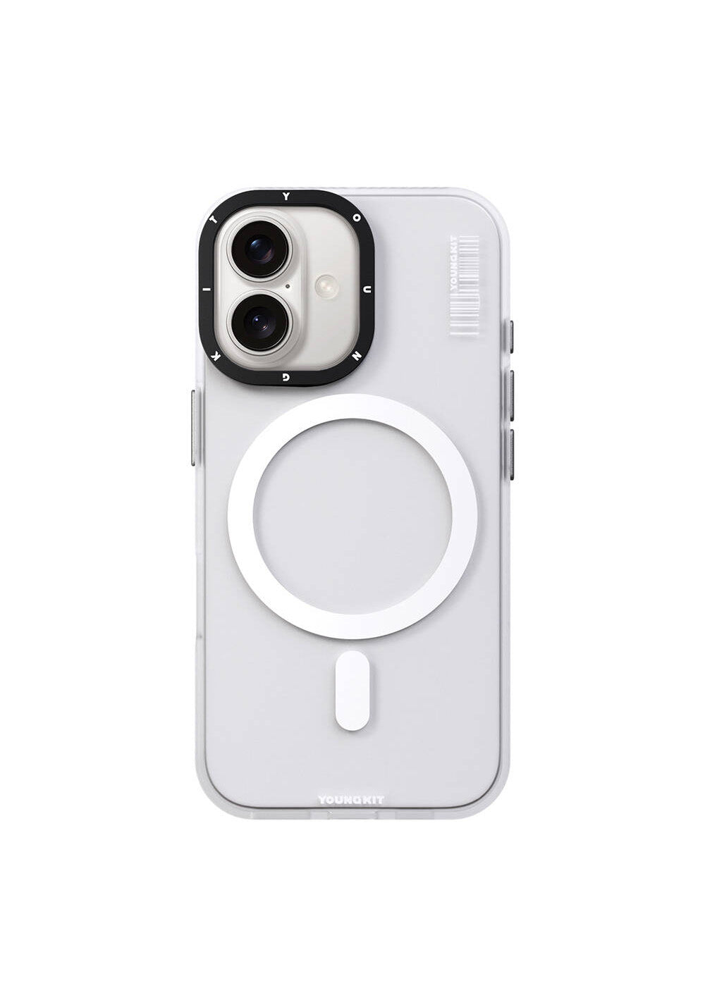 Apple iPhone 16 Plus Kılıf Manyetik Şarj Uyumlu Youngkit Hidden Sand Serisi Kapak