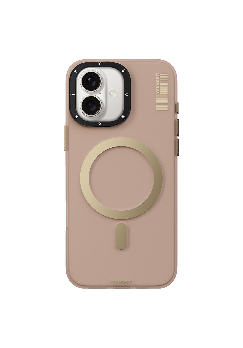 Apple iPhone 16 Plus Kılıf Manyetik Şarj Uyumlu Youngkit Hidden Sand Serisi Kapak