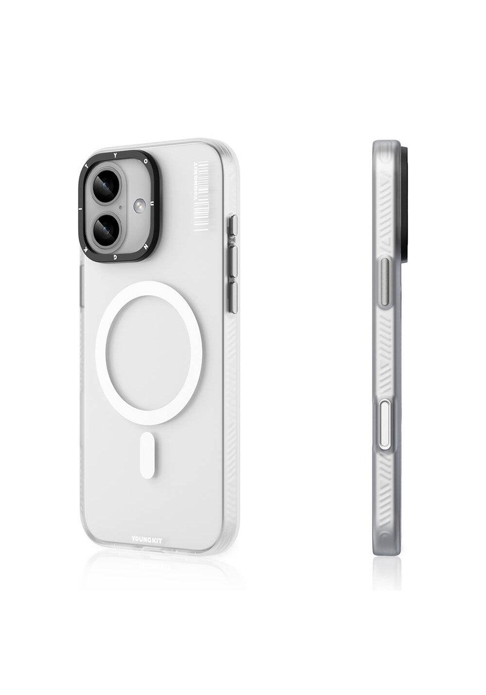 Apple iPhone 16 Plus Kılıf Manyetik Şarj Uyumlu Youngkit Hidden Sand Serisi Kapak