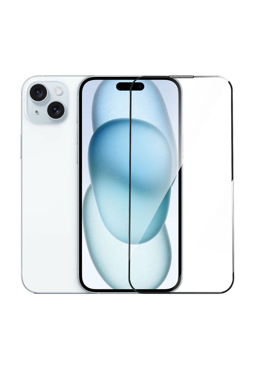 Apple iPhone 16 Plus Wiwu GT-014 Polimer Oleofobik Kaplama Şeffaf Pürüzsüz Temperli Cam Ekran Koruyucu 25'li Paket