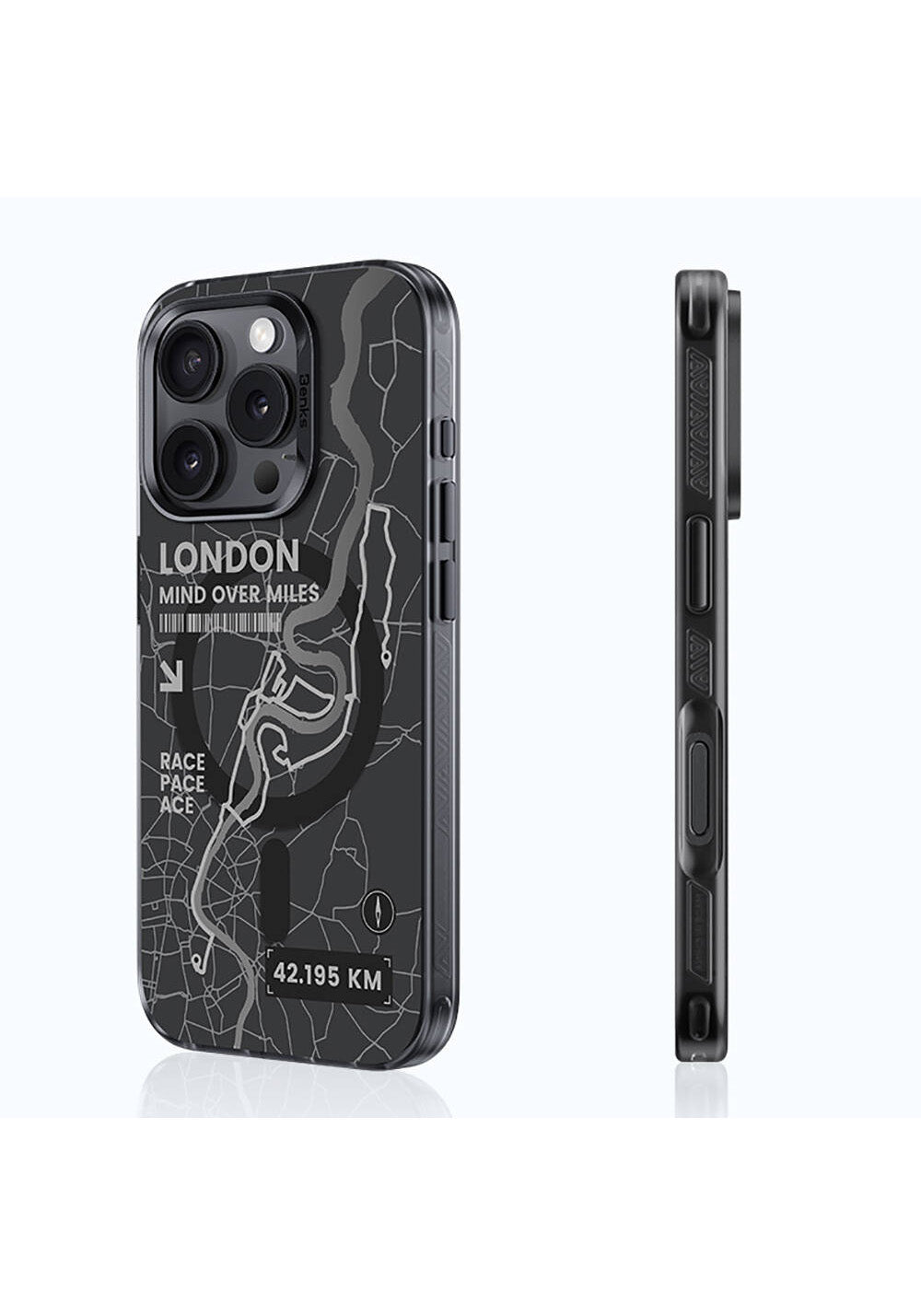 Apple iPhone 16 Pro Max Kılıf Manyetik Şarj Uyumlu Benks City Serisi Kapak