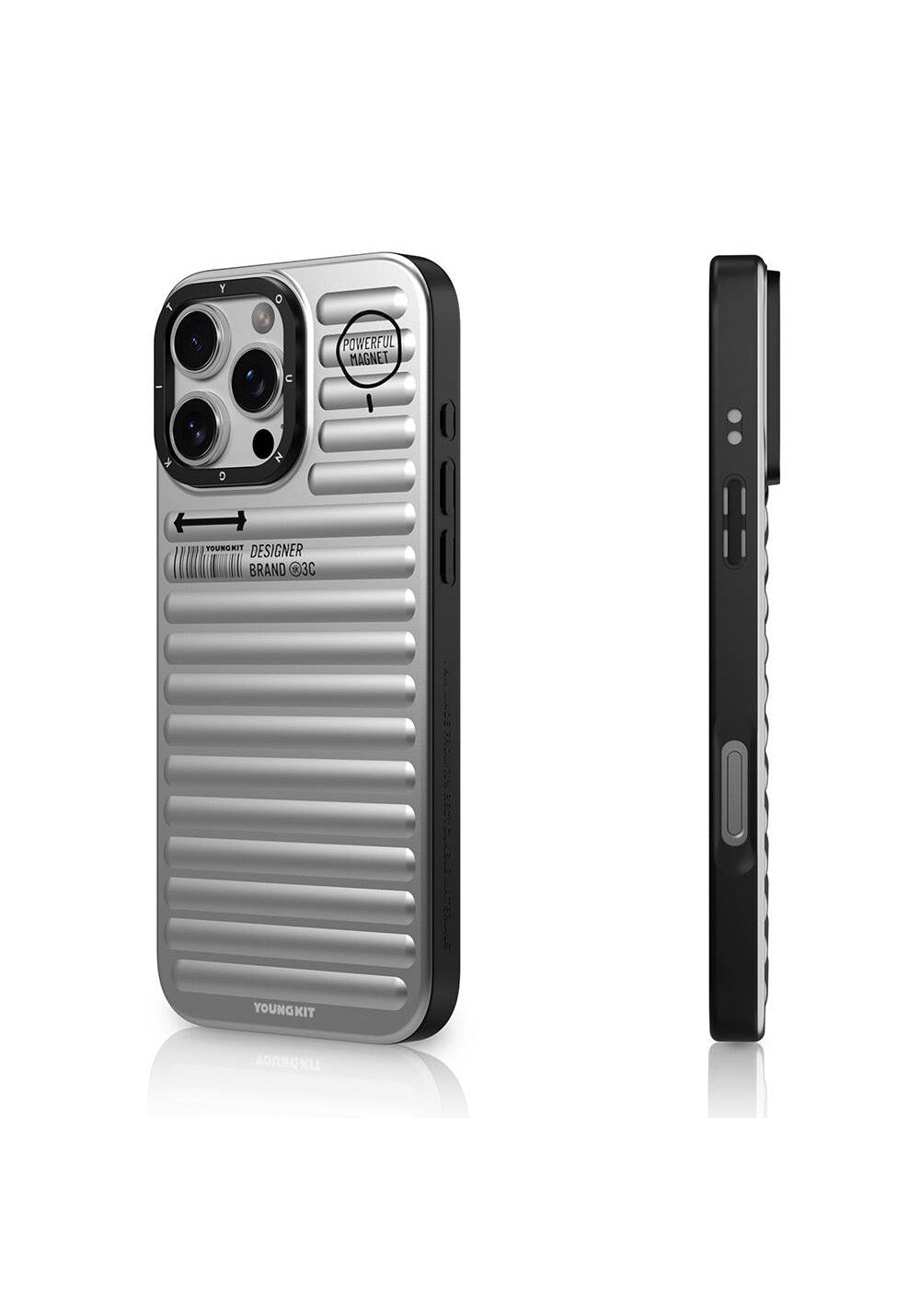 Apple iPhone 16 Pro Manyetik Şarj Uyumlu Kılıf Mat Renkli Tasarım Youngkit Original Serisi Kapak