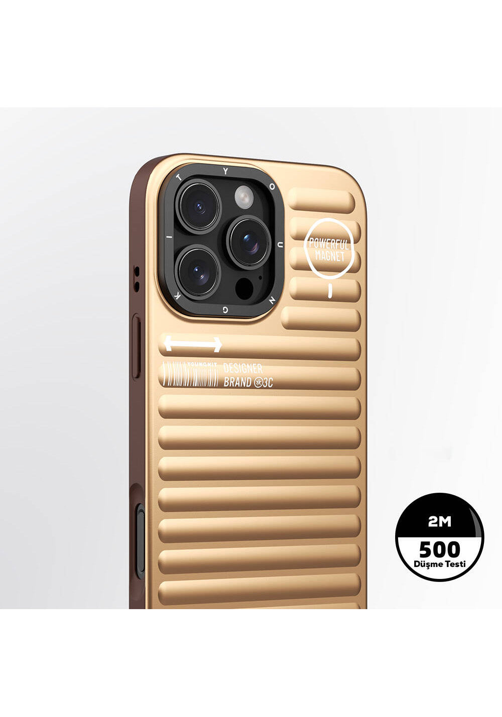 Apple iPhone 16 Pro Manyetik Şarj Uyumlu Kılıf Mat Renkli Tasarım Youngkit Original Serisi Kapak