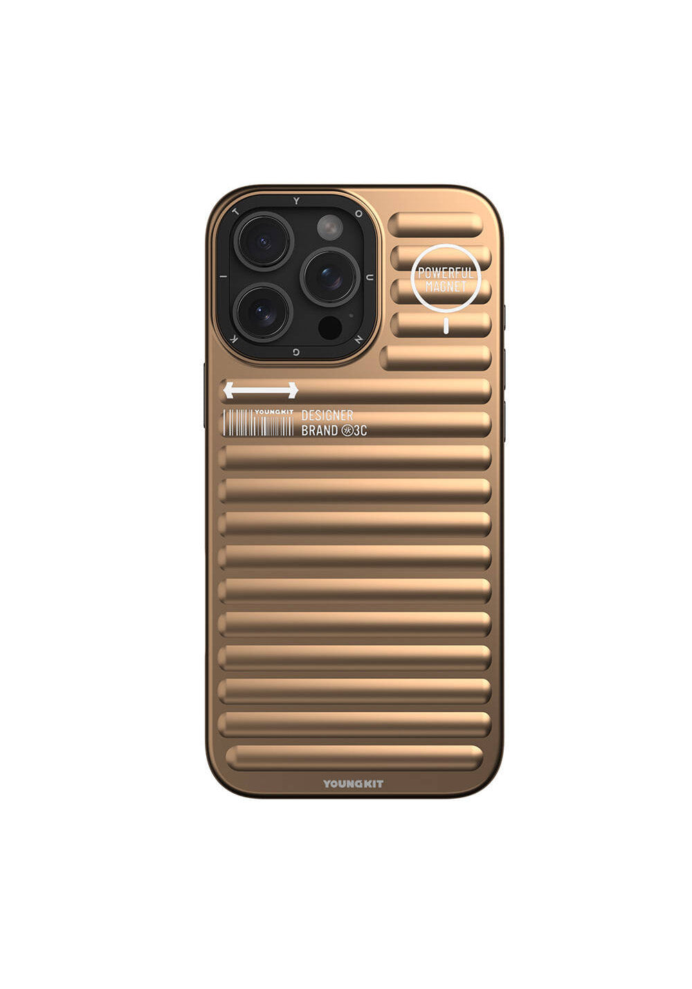 Apple iPhone 16 Pro Manyetik Şarj Uyumlu Kılıf Mat Renkli Tasarım Youngkit Original Serisi Kapak