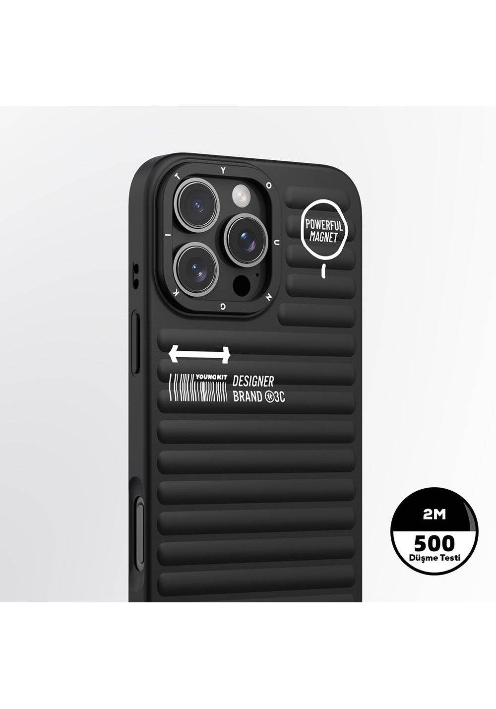 Apple iPhone 16 Pro Manyetik Şarj Uyumlu Kılıf Mat Renkli Tasarım Youngkit Original Serisi Kapak