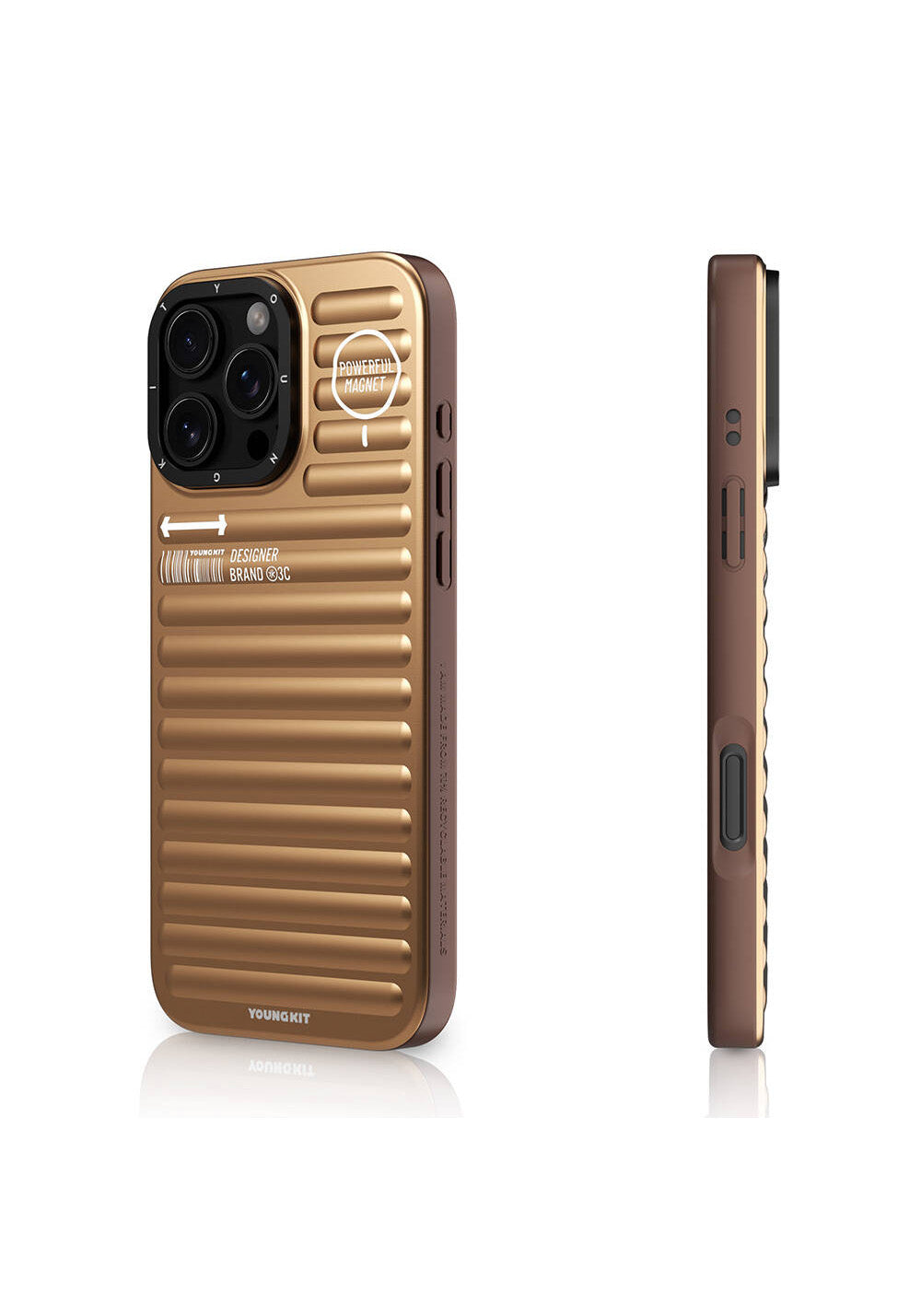 Apple iPhone 16 Pro Max Manyetik Şarj Uyumlu Kılıf Mat Renkli Tasarım Youngkit Original Serisi Kapak