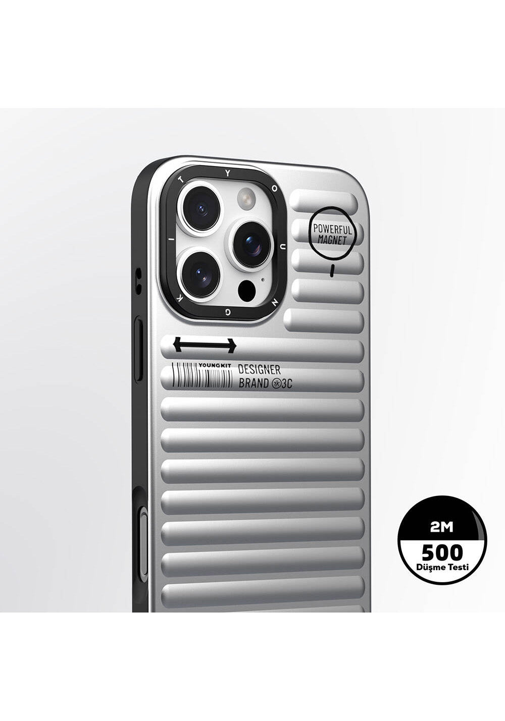 Apple iPhone 16 Pro Max Manyetik Şarj Uyumlu Kılıf Mat Renkli Tasarım Youngkit Original Serisi Kapak