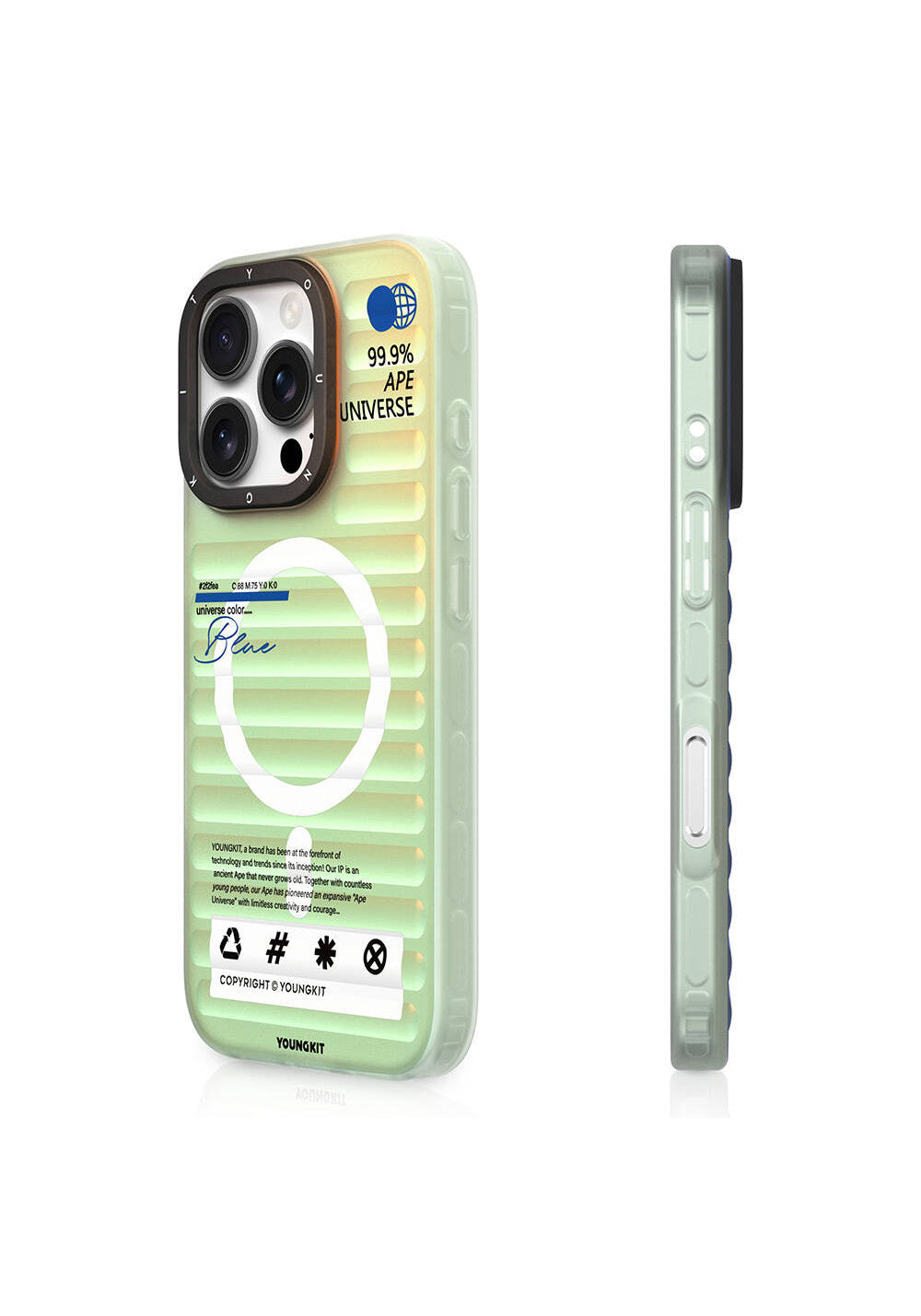 Apple iPhone 16 Pro Manyetik Şarj Uyumlu Youngkit Chameleon Serisi Kapak