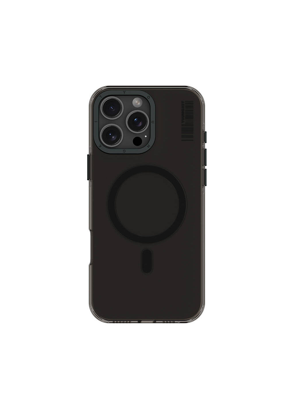 Apple iPhone 16 Pro Kılıf Manyetik Şarj Uyumlu Şeffaf Youngkit Crystal Shield Serisi Kapak