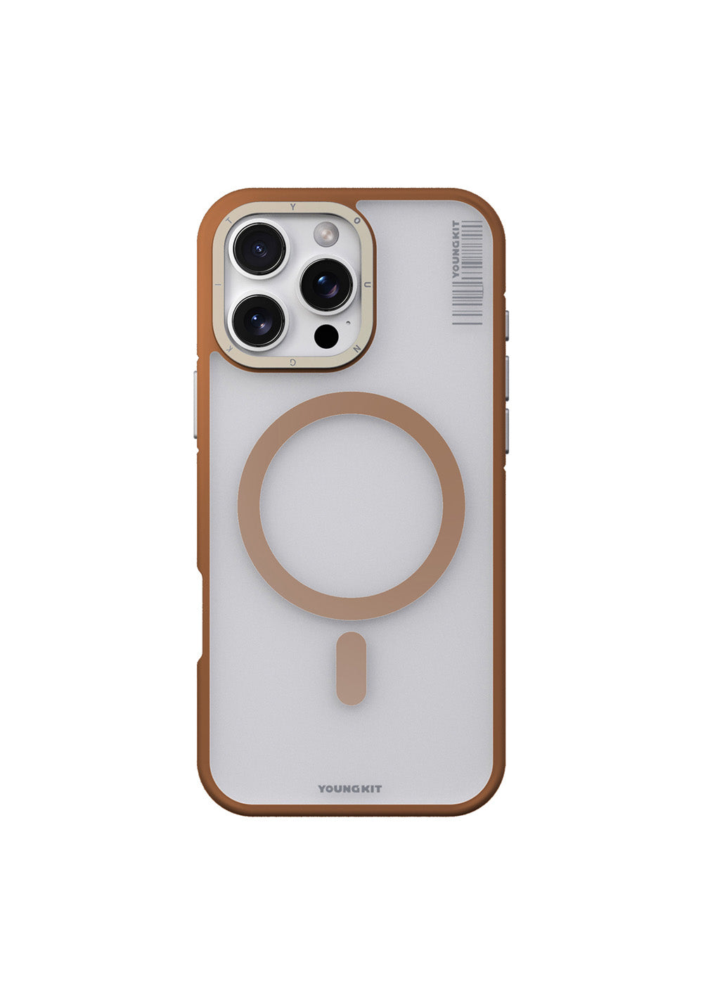 Apple iPhone 16 Pro Kılıf Manyetik Şarj Uyumlu Youngkit Rock Sand Serisi Kapak