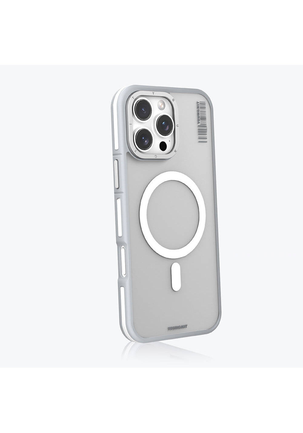 Apple iPhone 16 Pro Kılıf Manyetik Şarj Uyumlu Youngkit Rock Sand Serisi Kapak