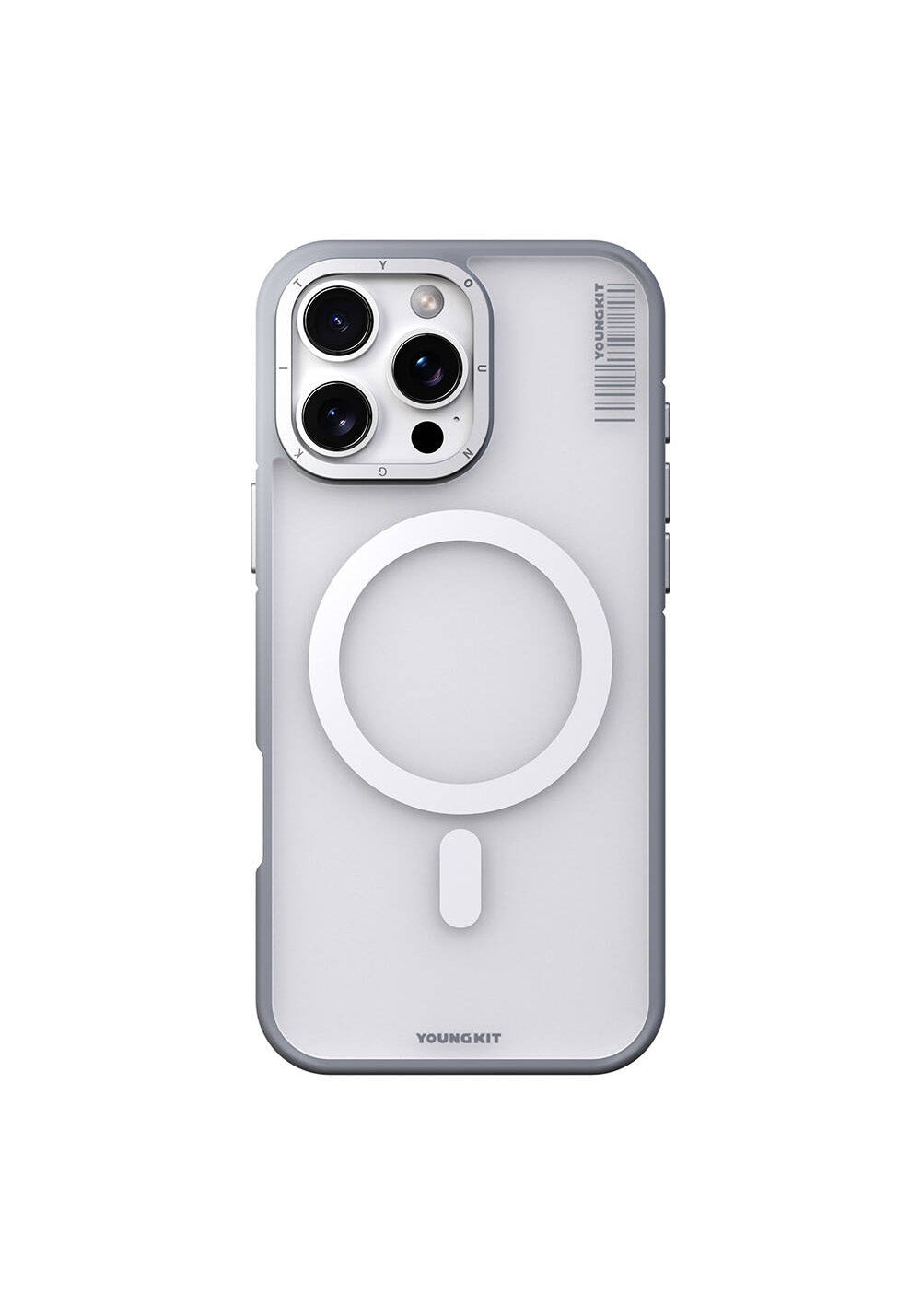 Apple iPhone 16 Pro Max Kılıf Manyetik Şarj Uyumlu Youngkit Rock Sand Serisi Kapak
