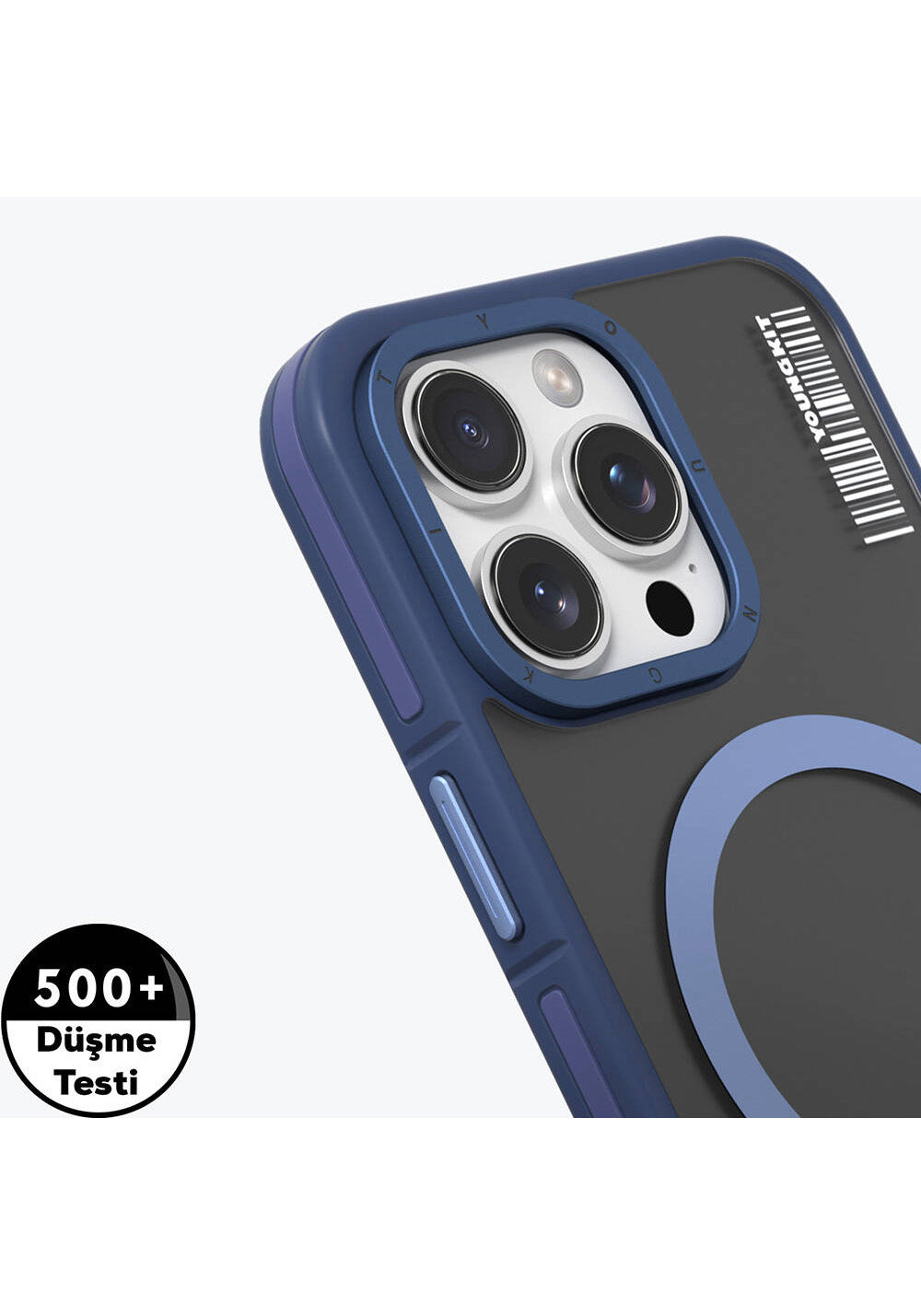 Apple iPhone 16 Pro Max Kılıf Manyetik Şarj Uyumlu Youngkit Rock Sand Serisi Kapak