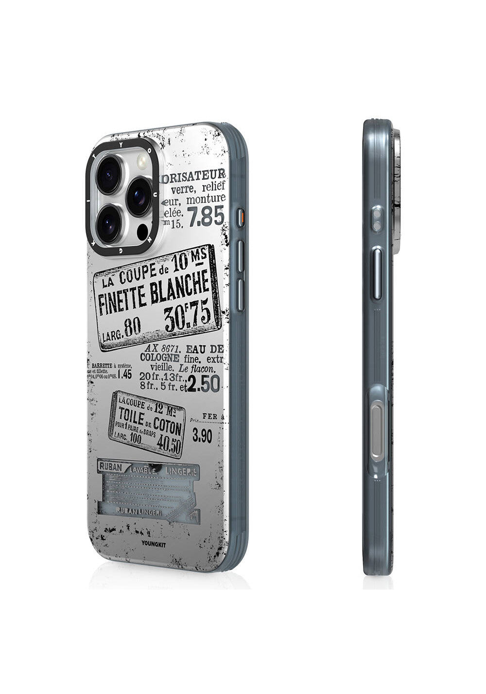 Apple iPhone 16 Pro Kılıf Manyetik Şarj Uyumlu Youngkit Literary Serisi Retro Magz Kapak