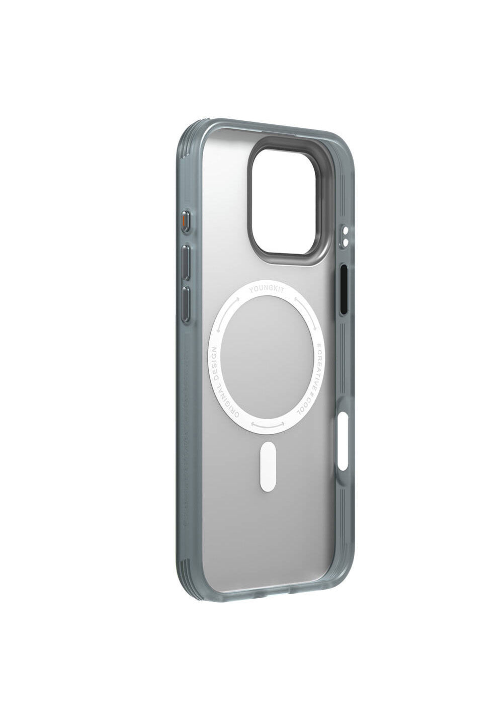 Apple iPhone 16 Pro Max Kılıf Manyetik Şarj Uyumlu Youngkit Literary Serisi Retro Magz Kapak