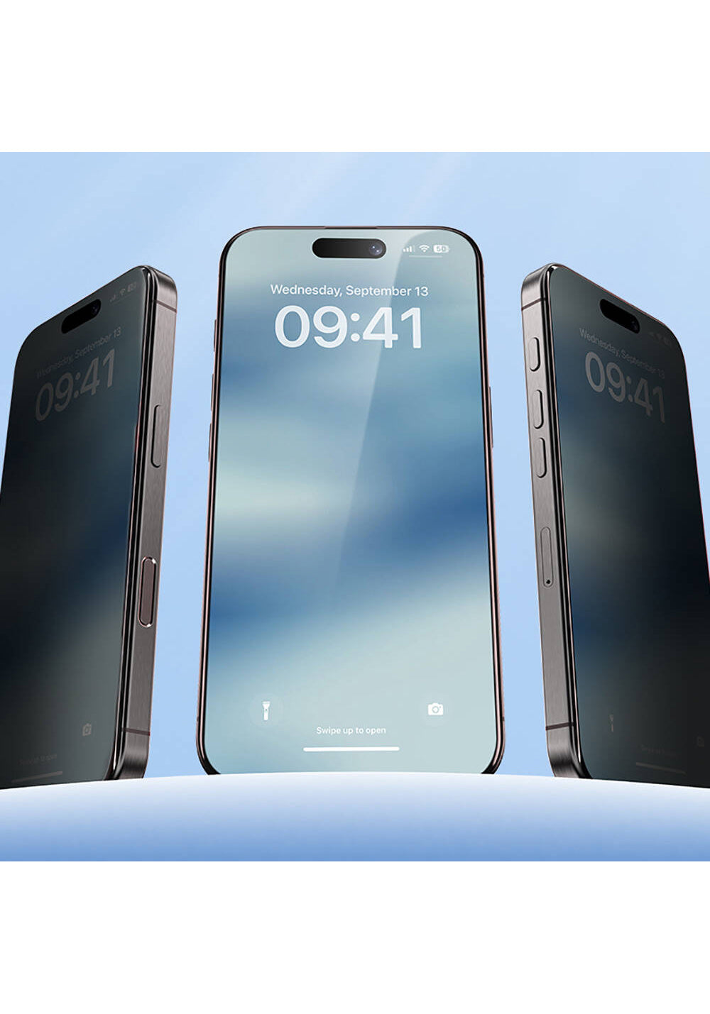 Apple iPhone 16 Pro Max Hidrofobik Ve Oleofobik Özellikli Benks Privacy Air Shield 0.4mm Ekran Koruyucu 10'lu Paket