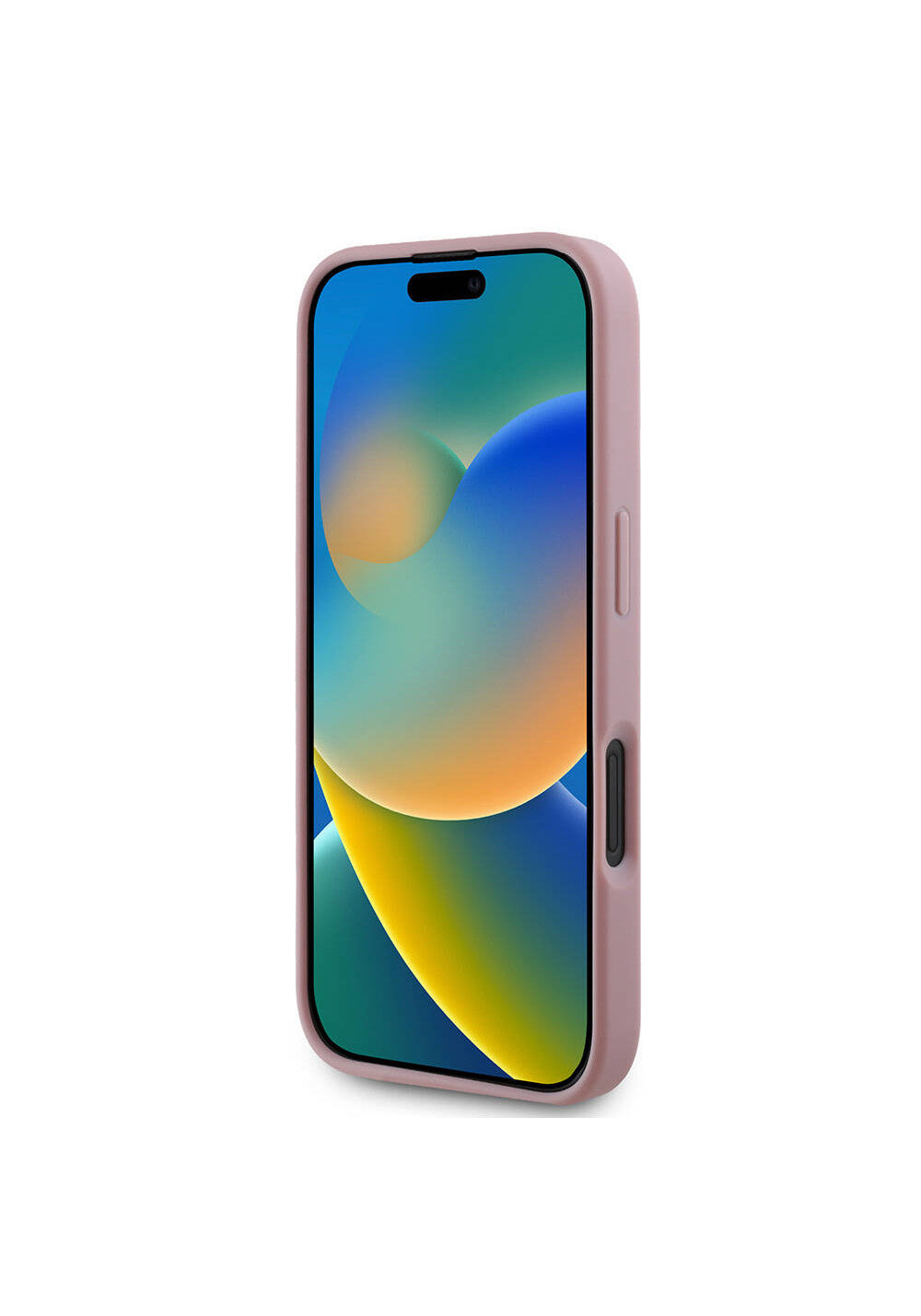 Apple iPhone 16 Plus Kılıf Guess Orijinal Lisanslı 4G Büyük Metal Logolu Glitter Kapak