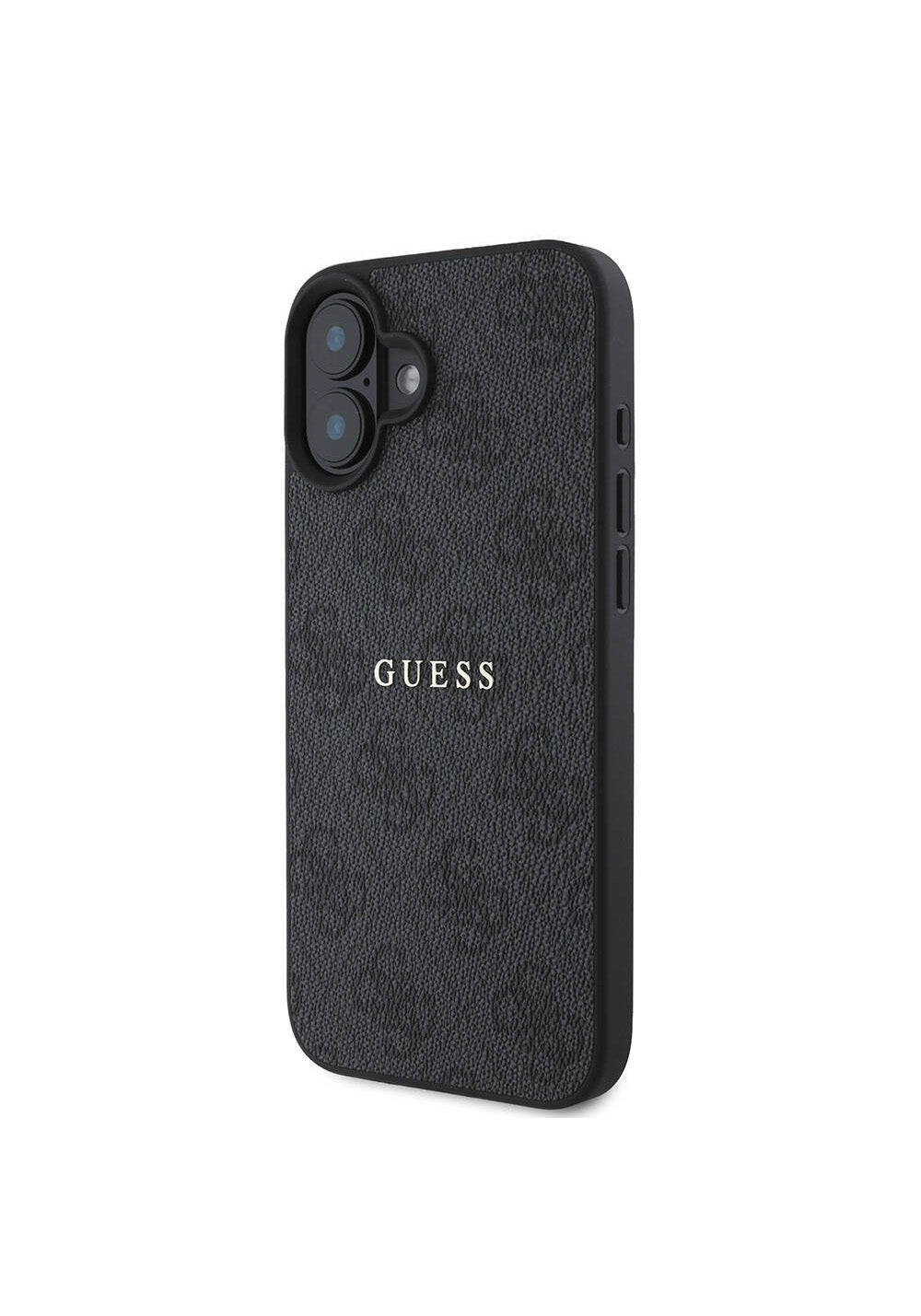 Apple iPhone 16 Kılıf Guess Orijinal Lisanslı Manyetik Şarj Uyumlu 4G Desenli Yazı Logolu Kapak