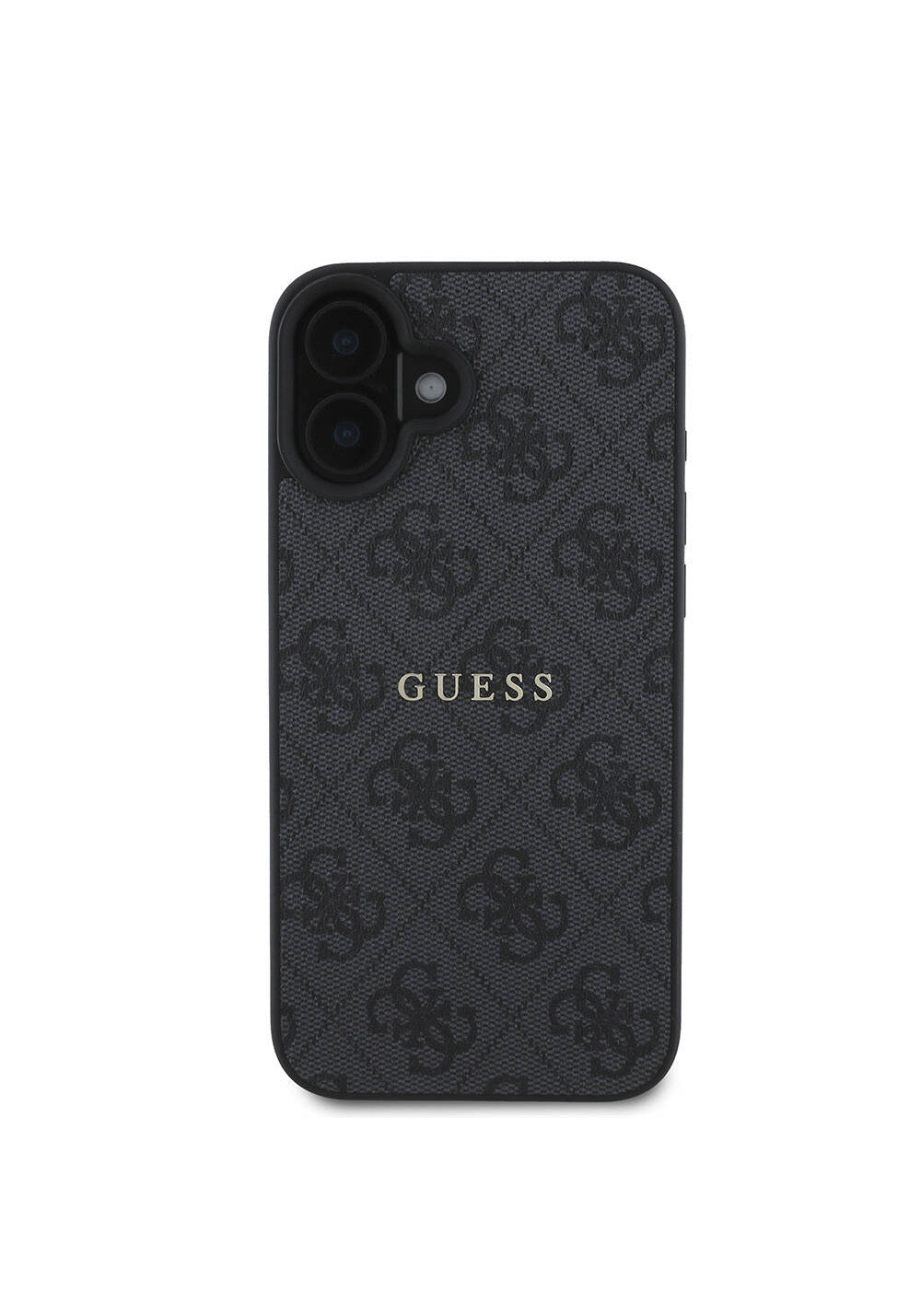 Apple iPhone 16 Kılıf Guess Orijinal Lisanslı Manyetik Şarj Uyumlu 4G Desenli Yazı Logolu Kapak