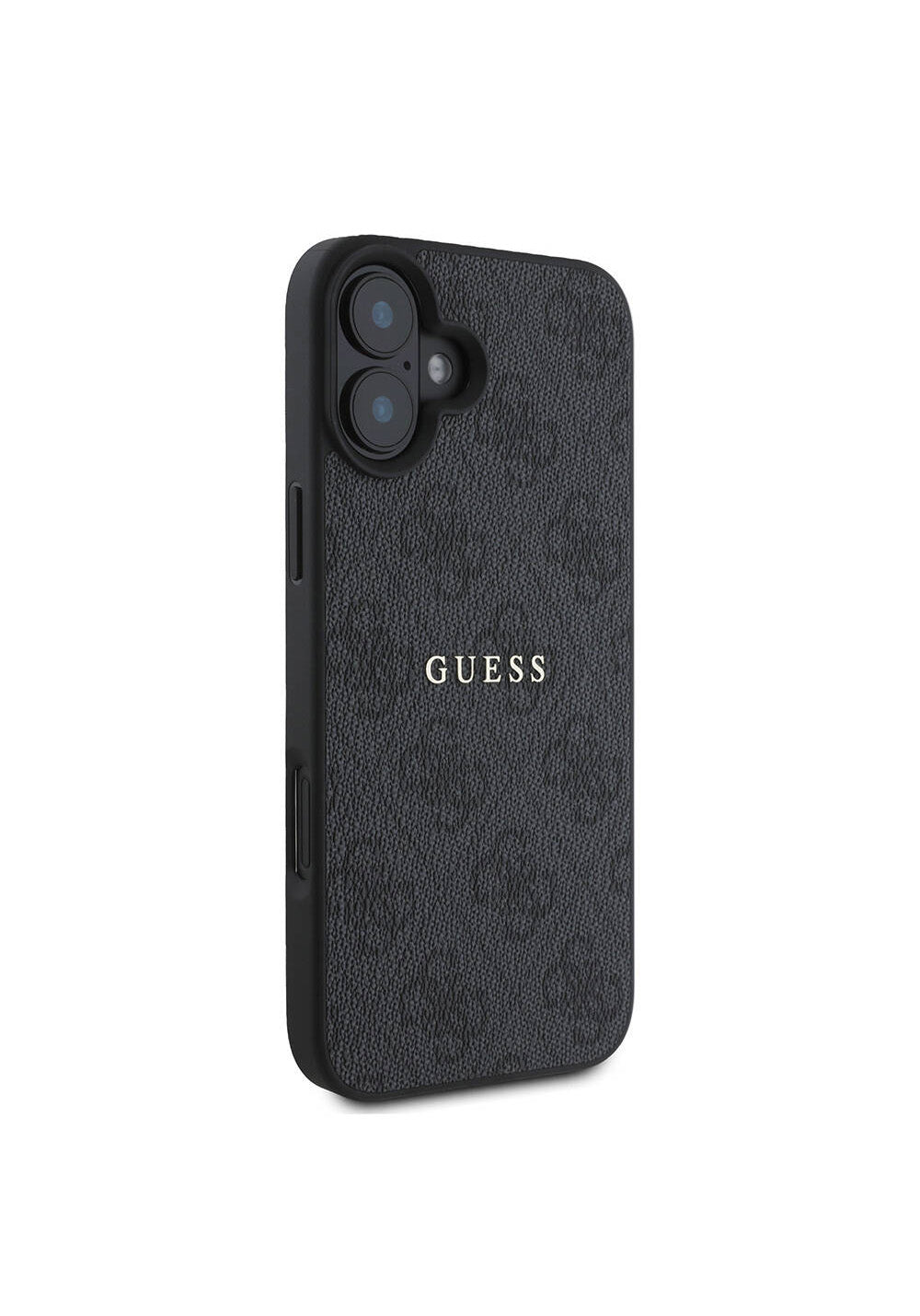 Apple iPhone 16 Kılıf Guess Orijinal Lisanslı Manyetik Şarj Uyumlu 4G Desenli Yazı Logolu Kapak