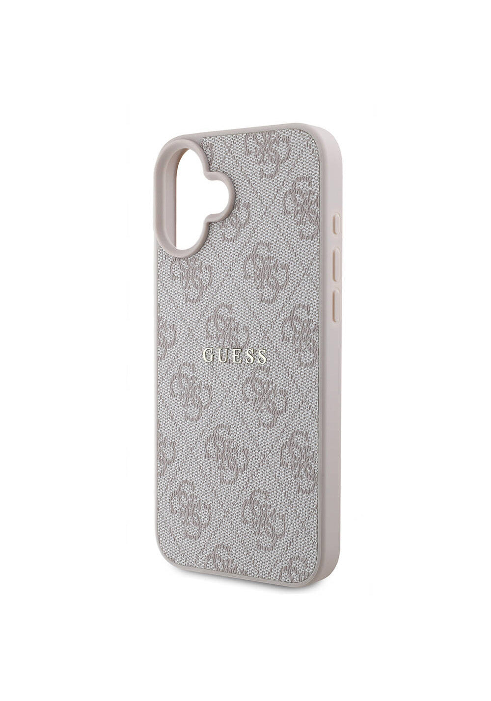 Apple iPhone 16 Plus Kılıf Guess Orijinal Lisanslı Manyetik Şarj Uyumlu 4G Desenli Yazı Logolu Kapak