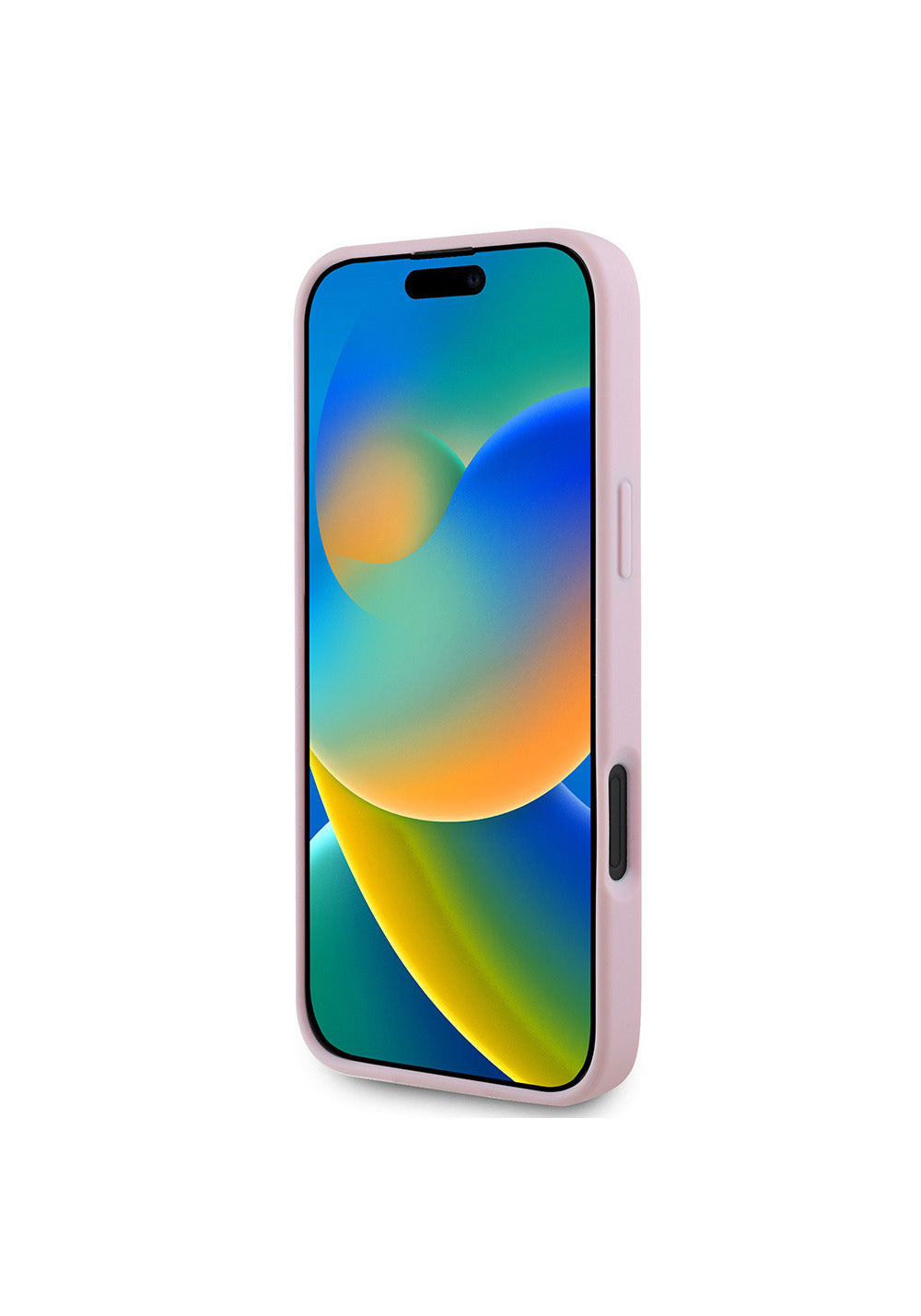 Apple iPhone 16 Plus Kılıf Guess Orijinal Lisanslı Manyetik Şarj Uyumlu Yazı Logolu Grained Kapak