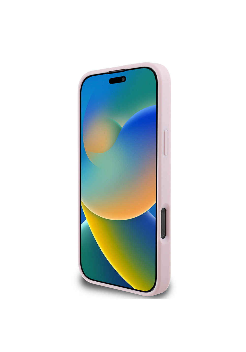Apple iPhone 16 Pro Kılıf Guess Orijinal Lisanslı Manyetik Şarj Uyumlu Yazı Logolu Grained Kapak